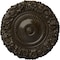 Ekena Millwork Marseille Ceiling Medallion (Fits Canopies up to 7 3/8"), 21"OD x 2"P, Stone Hearth Crackle CM21MASHC - alternate 1
